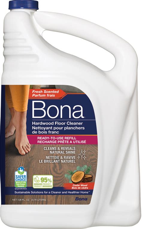 Bona Hardwood Floor Cleaner Refill Cedar Wood Scent Wm700018203