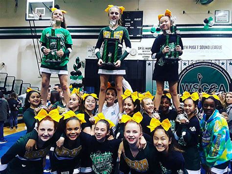 Meeker Middle School Cheerleading Team captures 3 state titles | Kent ...