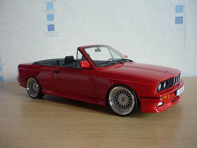 1/18 OTTO BMW M3 RED CONVERTIBLE E30 BBS MODIFIED RARE | #471292785