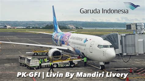 Garuda Indonesia Livin By Mandiri Livery Ga Yogyakarta To Denpasar