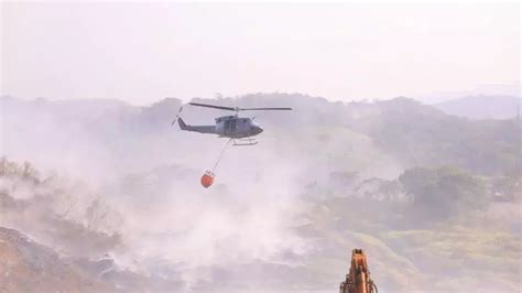 Incendio cerro Patacón Fuerza Aérea de Colombia brinda apoyo en