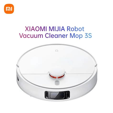 New Xiaomi Mijia Robot Vacuum Cleaner Mop 3s For Smart Home 4000pa