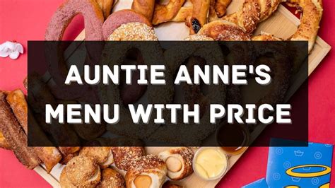 Auntie Annes Menu With Price 2024 Singapore Updated