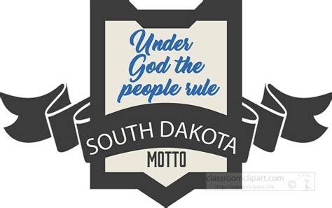 South Dakota State Clipart South Dakota State Motto Clipart Image