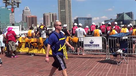 Catholic Charities Dragon Boat Races Baltimore Inner Harbor Youtube