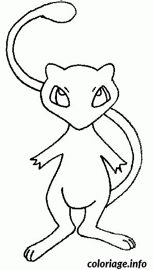 Coloriage Pokemon 151 Mew Bis Dessin Pokemon à Imprimer