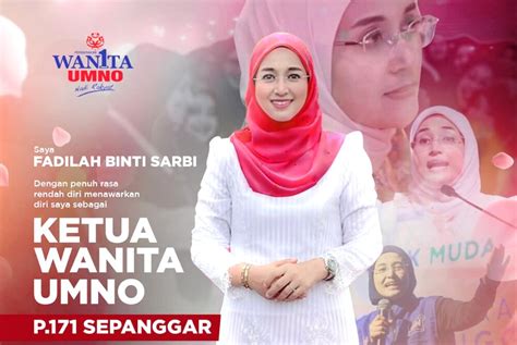 Fadilah Sarbi Umum Tanding Ketua Wanita Umno Sepanggar Demi Sabah