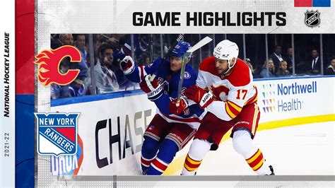 Flames Rangers 10 25 2021 NHL Highlights YouTube