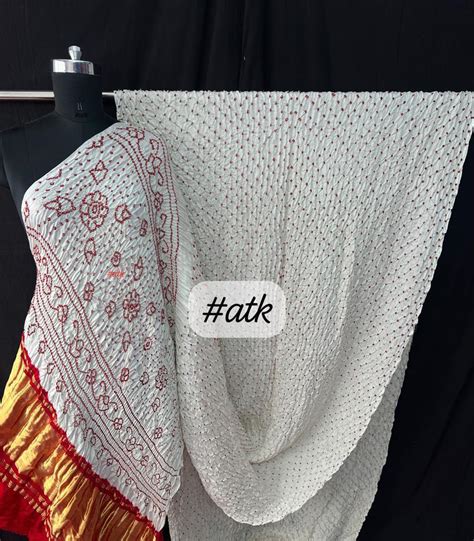 Pure Gajji Silk Bandini Sarees Siri Designers