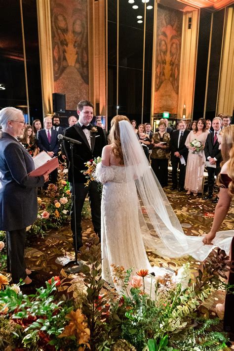 Art Deco Inspired Wedding at Omni William Penn Hotel