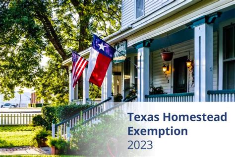 Texas Homestead Exemptions 2023 Updates Gill Denson And Company Tax Advisors