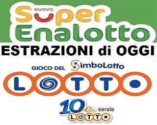 Lotto Simbolotto E Elotto Serale Estrazioni Di Sabato Agosto