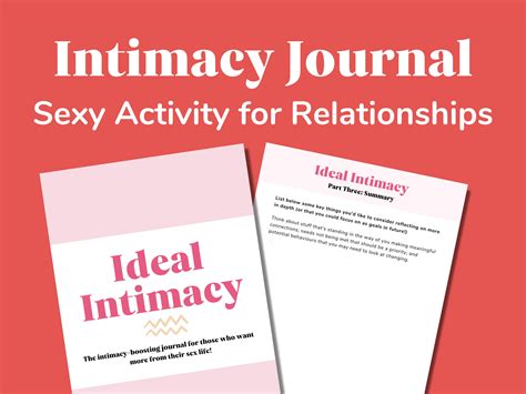 Journal For Intimate Relationships Sex Workbook Couples Etsy