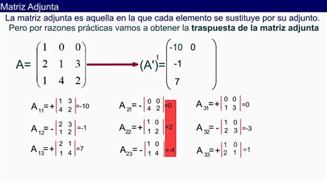 Cálculo De La Matriz Inversa Y Rango De Una Matriz Youtube