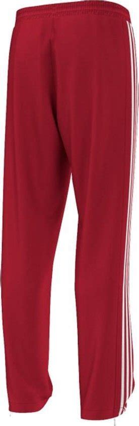 Adidas T16 Team Sportbroek Maat S Mannen Rood Wit Bol