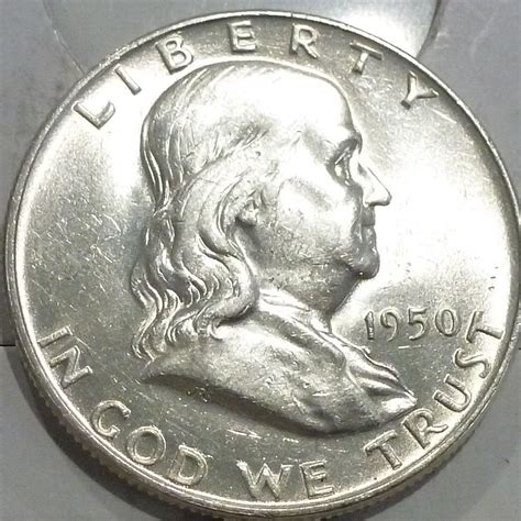 D Gem Bu Franklin Half Dollar With Full Bell Lines G For