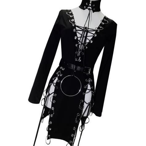 Vestido Amarra Es Gothic Dark Em Looks G Ticos Femininos Moda