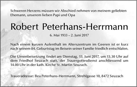 Robert Peterhans Herrmann Hommages