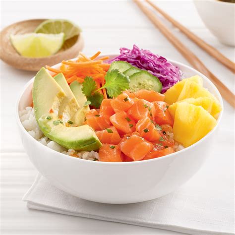 Poke Bowl Au Saumon Et Ananas Je Cuisine