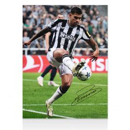 Bruno Guimaraes Signed Newcastle United Photo UEFA Champions League