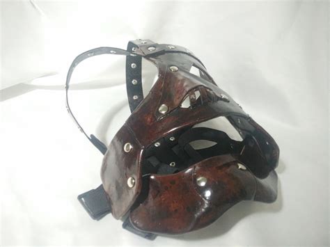 Leather Mankind Mask Replica Halloween Etsy