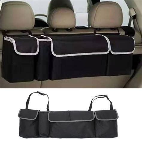 Backseat Trunk Organizer for SUV & Car Hanging Organizer Foldable Cargo ...