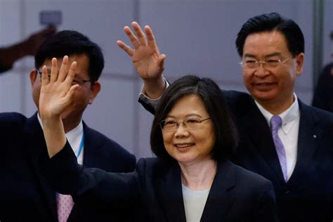 Taiwan President Starts Sensitive U S Stopover China Warns Against