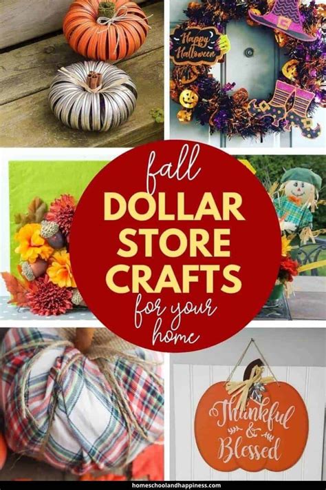 Creative Dollar Store Fall Crafts For Your Home To Make