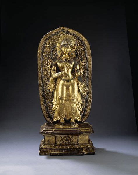 The Goddess Tara Nepal Th Century Repouss Gilt Copper Set With