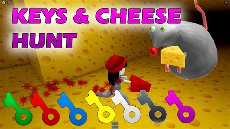 All Keys Cheese Hunt Cheese Escape Horror Full Walkthrough Roblox