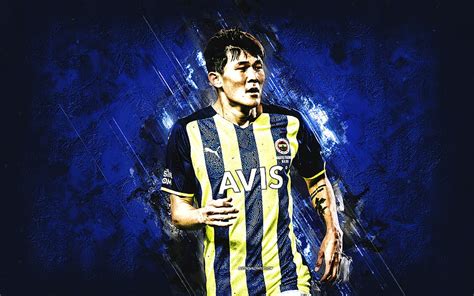 Kim Min Jae Fenerbahce South Korean Football Player Blue Stone