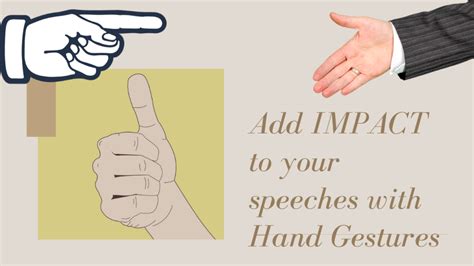 Hand Gestures Speech