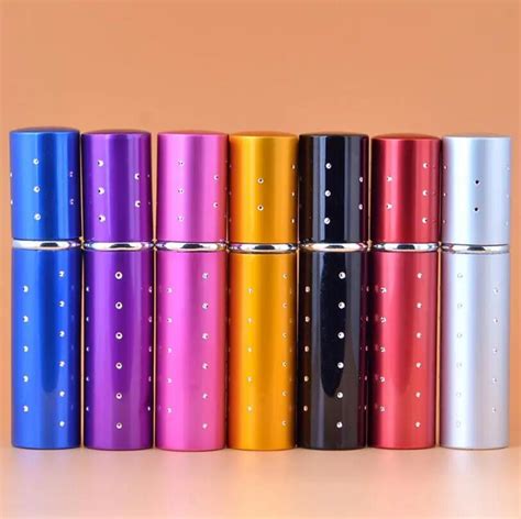 10ml Mini Aluminum Perfume Bottle 10cc Fashion Portable Atomizer Spray