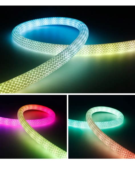 Round Reticulate Pattern Neon Led Strip Leds M Degree Smart