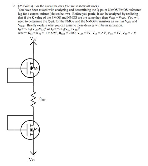 Solved Points For The Circuit Below You Must Show Chegg