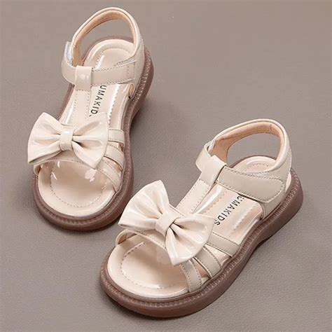 Sand Lias Rosa Bowknot Infantil Fundo Macio Sapatos De Beb