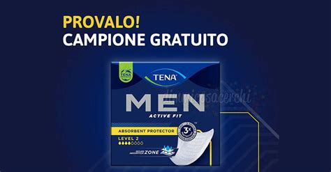 Campioni Omaggio TENA MEN Active Fit Richiedili Gratis Ora