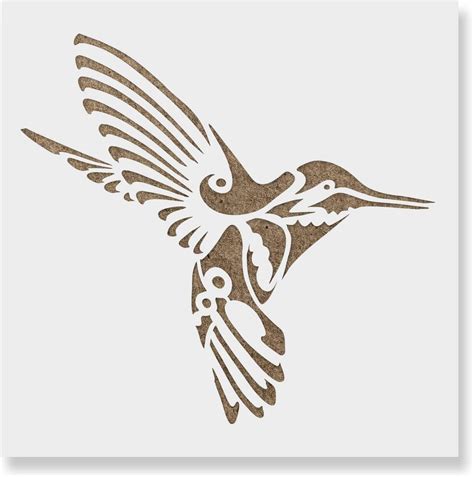 Hummingbird Deco Stencil Bird Stencil Stencil