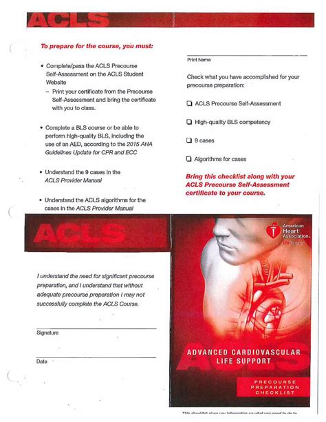 PDF ACLS Precourse Checklist DOKUMEN TIPS