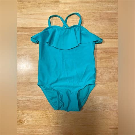 Swim One Piece Teal Bathing Suit Poshmark