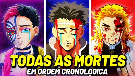 Entenda Como Cada Personagem Morre Em Demon Slayer☮ Ilumine Seu Dia Com