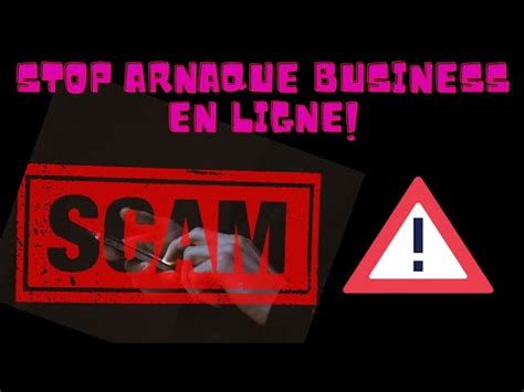 Comment Eviter De Se Faire Arnaquer L Arnaque Des Business En Ligne