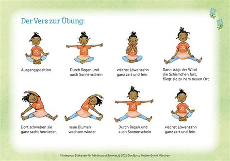 Kinderyoga Bildkarten F R Fr Hling Und Sommer Yogaflows Und Reime F R