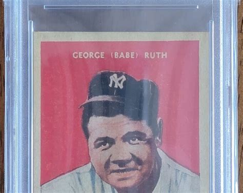 Graded Vg Ex Hand Aged Us Caramel Babe Ruth Rookie Etsy