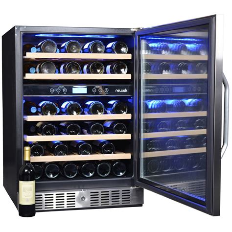 Newair Awr Db Bottle Built In Dual Zone Compressor Wine Cooler