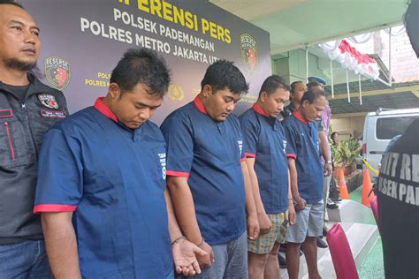 Foto Sekuriti Ancol Aniaya Pria Hingga Tewas Tubuh Korban Juga