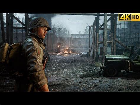 Call Of Duty WW2 Emotional Concentration Camp Zussman Rescue In 4K