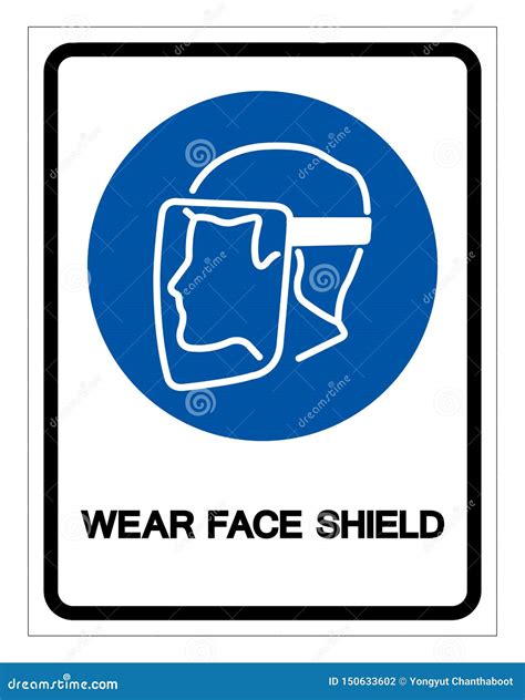 Face Shield Mask Icon Face Glasses Eye Protection Safety Vector