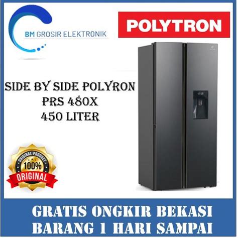 Jual Polytron Kulkas Side By Side Prs X Prs X Liter