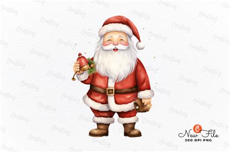 Santa Claus Sublimation Clipart Graphic By Crafticy Creative Fabrica